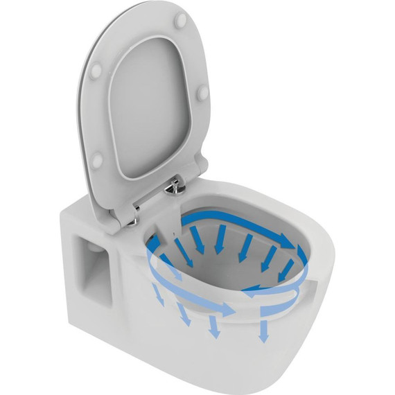 Унитаз подвесной Ideal Standard Connect Rimless E822301 с крышкой микролифт - фото 5