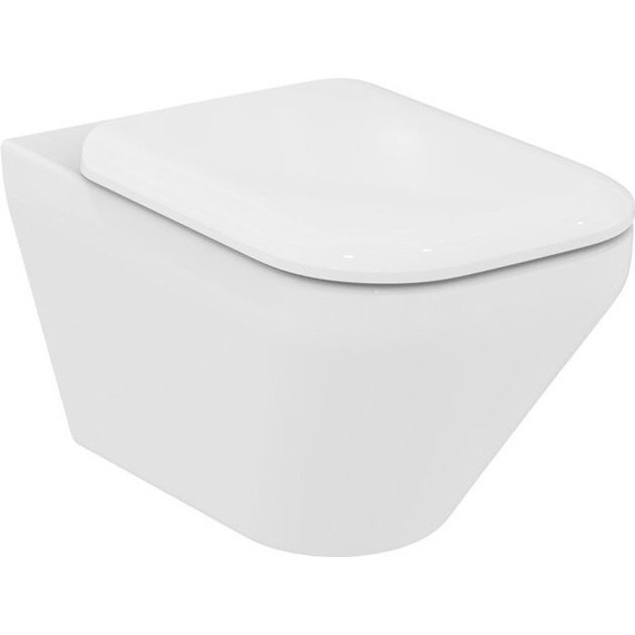Унитаз подвесной Ideal Standard Tonic II AquaBlade K316701 с крышкой микролифт - фото 