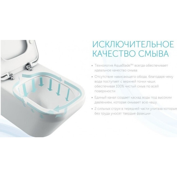 Унитаз подвесной Ideal Standard Tonic II AquaBlade K316701 с крышкой микролифт - фото 5