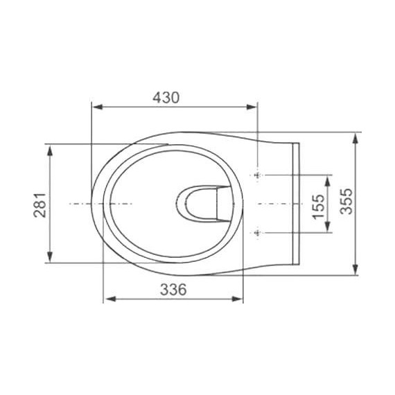 Унитаз подвесной TECE V04 9700004 - фото, картинка 4 Унитаз подвесной TECE V04 9700004 - фото 4