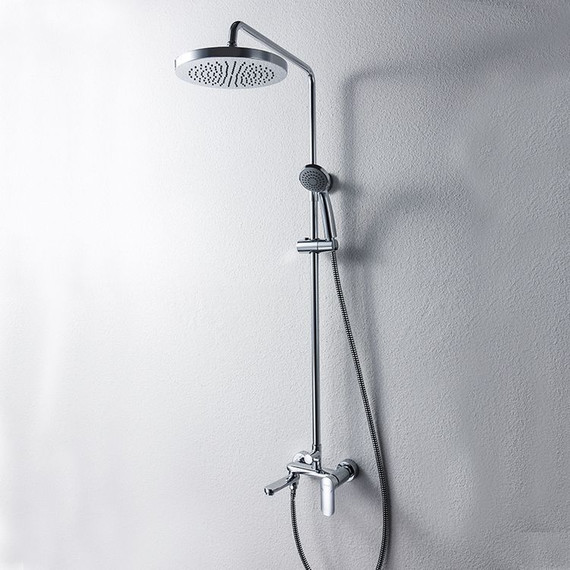 Душевая стойка BRAVAT OPAL C F6125183CP-A1-RUS (d 220) - фото, картинка 2 Душевая стойка BRAVAT OPAL C F6125183CP-A1-RUS (d 220) - фото 2