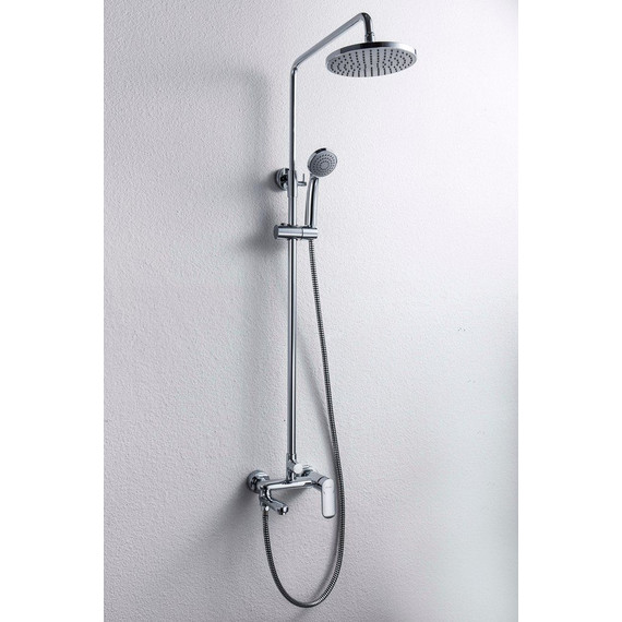 Душевая стойка BRAVAT OPAL C F6125183CP-A1-RUS (d 220) - фото, картинка 3 Душевая стойка BRAVAT OPAL C F6125183CP-A1-RUS (d 220) - фото 3