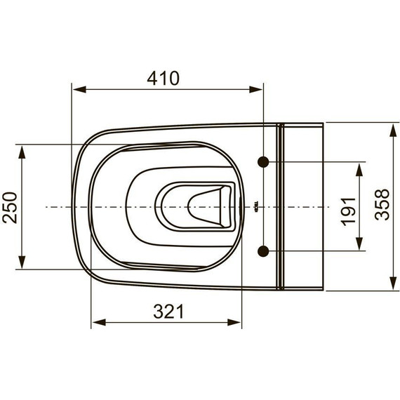 Унитаз подвесной безободковый TECEone 9700204 - фото, картинка 9 Унитаз подвесной безободковый TECEone 9700204 - фото 9