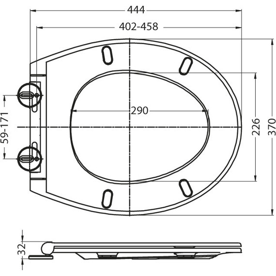 Сиденье с крышкой для унитаза BelBagno микролифт BB1033SC - фото 2