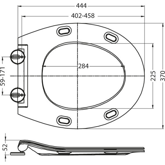 Сиденье с крышкой для унитаза BelBagno микролифт BB1055SC - фото 2