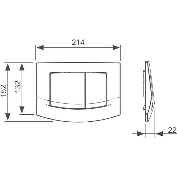 Инсталляция для подвесного унитаза TECEbase 2.0 9400405 (кнопка хром глянцевый) - фото 8