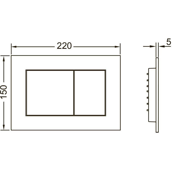 Инсталляция для подвесного унитаза TECEbase 2.0 9400412 (кнопка хром глянцевый) - фото, картинка 6 Инсталляция для подвесного унитаза TECEbase 2.0 9400412 (кнопка хром глянцевый) - фото 6