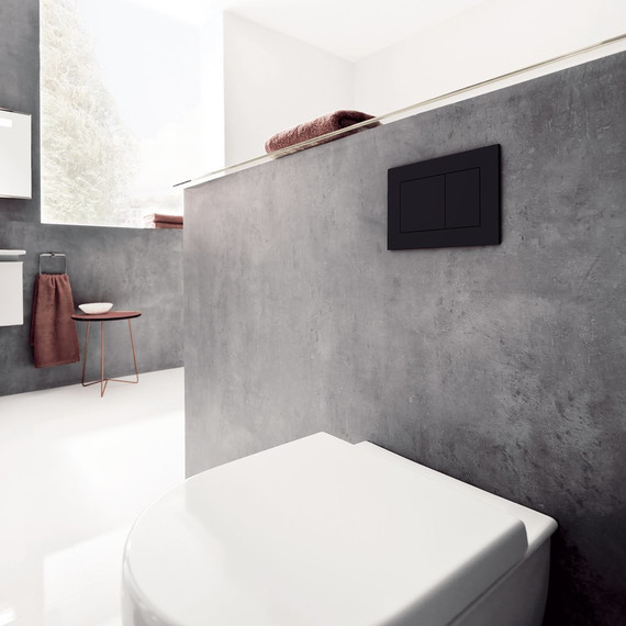 Инсталляция для подвесного унитаза TECEbase 2.0 9400414 (кнопка черная матовая) - фото, картинка 3 Инсталляция для подвесного унитаза TECEbase 2.0 9400414 (кнопка черная матовая) - фото 3