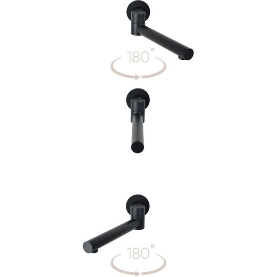 Душевая система для ванны Bronze de Luxe Scandi 14582B, черный матовый - фото 2