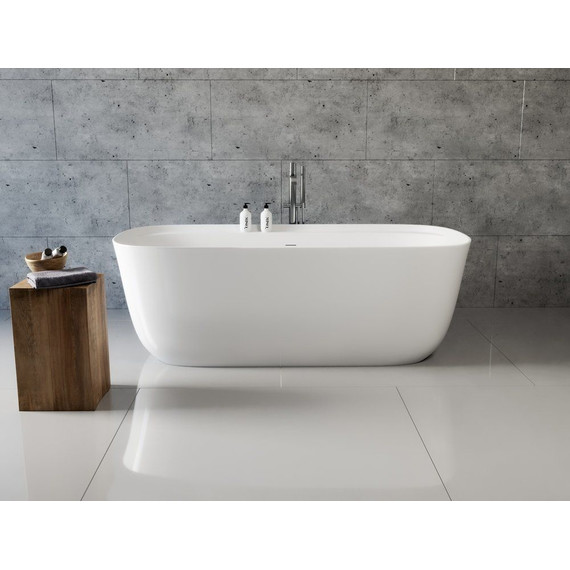 Ванна отдельностоящая Aquanet Family Fine 170х78 см 260051, белый матовый - фото 8