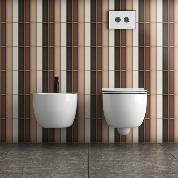 Унитаз подвесной безободковый Globo Mode MES02BI - фото 3