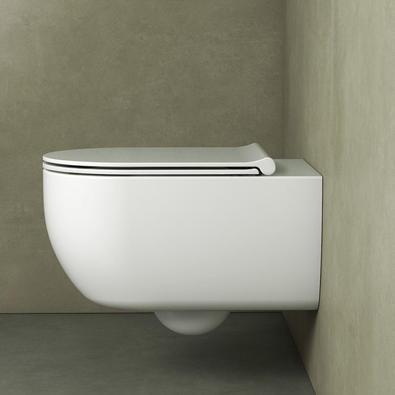 Унитаз подвесной безободковый Globo Mode MES02BI - фото 7