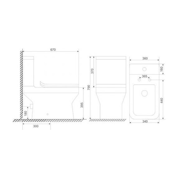 Унитаз-компакт безободковый Sole Deep с тонкой крышкой микролифт - фото, картинка 5 Унитаз-компакт безободковый Sole Deep с тонкой крышкой микролифт - фото 5