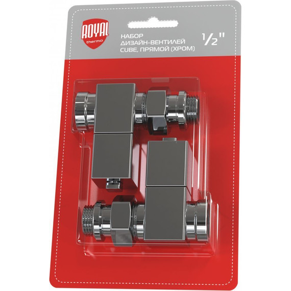 Вентиль для радиатора прямой Royal Thermo Cube 1/2 RTE 56.001 - фото 2