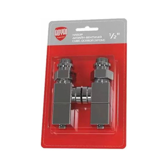 Вентиль для радиатора осевой Royal Thermo Cube 1/2 RTE 56.003 - фото 2