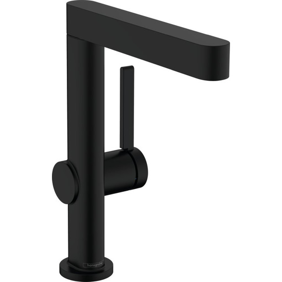 Смеситель для раковины Hansgrohe Finoris 76060670, черный матовый - фото 