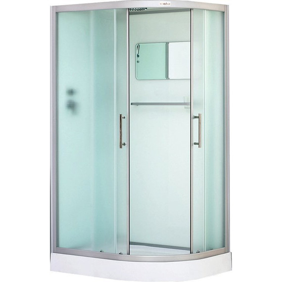 Душевая кабина Esbano ES-115C 115x85 см ESKB115CL, хром/матовое - фото 
