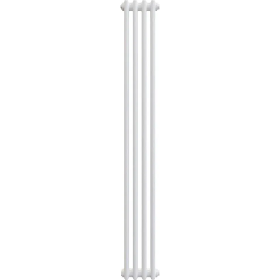 Вертикальный радиатор Zehnder Charleston 2180 210х1790 мм (4 секции) нижнее подключение, белый - фото 