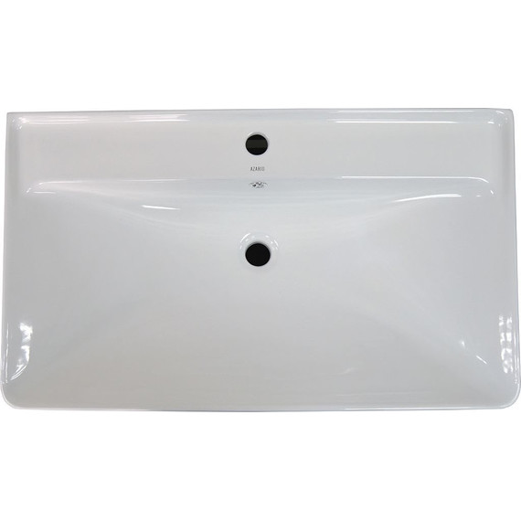 Тумба напольная с раковиной Стиль Соло 80/3 см, белый - фото 7