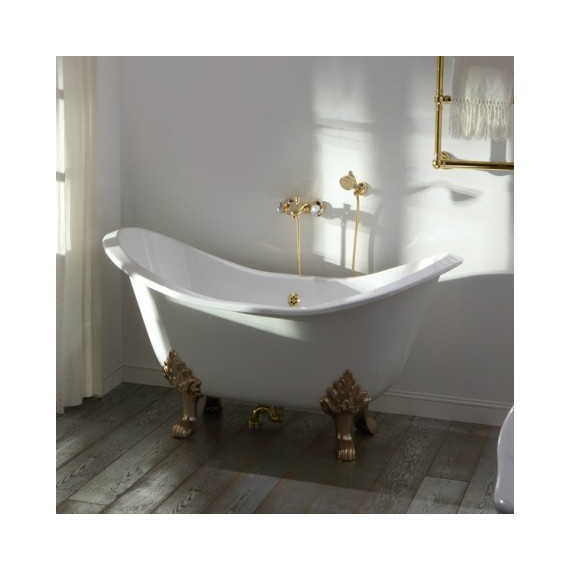 Ванна отдельностоящая Magliezza Julietta DO 183x78 см (ножки золото) - фото 2