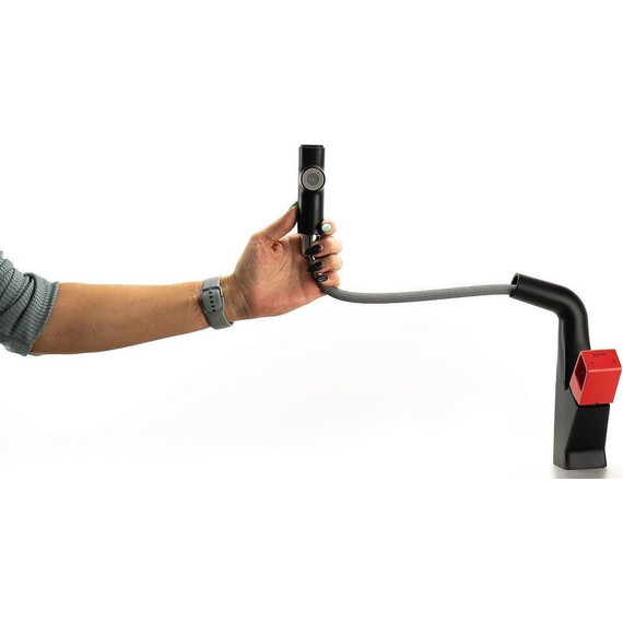 Смеситель для кухни Lemark Soul LM6008BR, черный/красный - фото 6