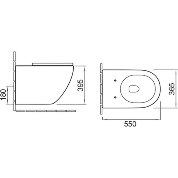 Унитаз подвесной безободковый Vincea Globo VT1-14MB с крышкой микролифт, черный матовый - фото 2