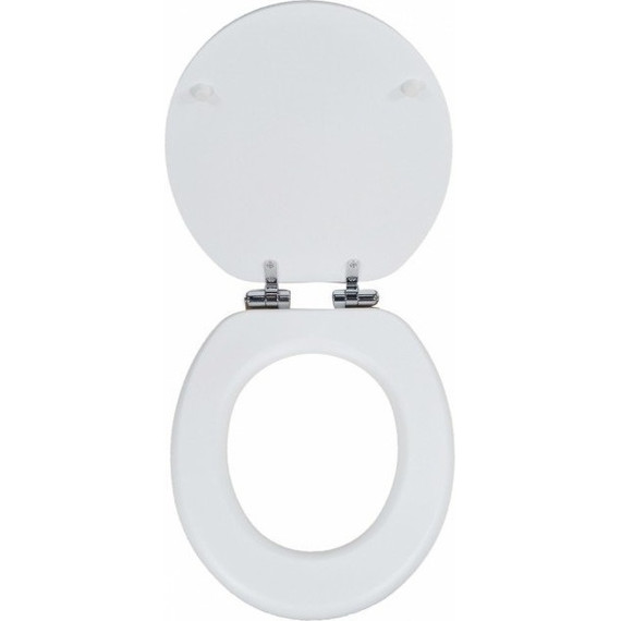 Сиденье с крышкой для унитаза Magliezza микролифт 9000B-CR, петли хром - фото 2