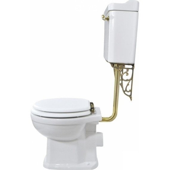 Унитаз-компакт Magliezza Retro 7009 (механизм слива бронза) - фото 8