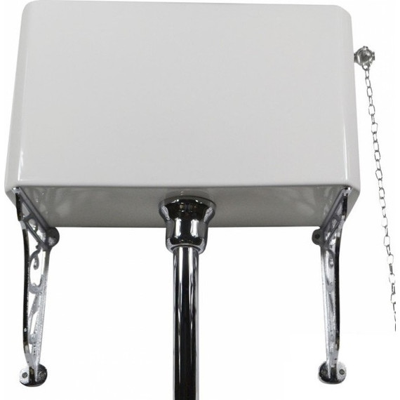 Унитаз-компакт Magliezza Retro 7010 (механизм слива хром) - фото 7