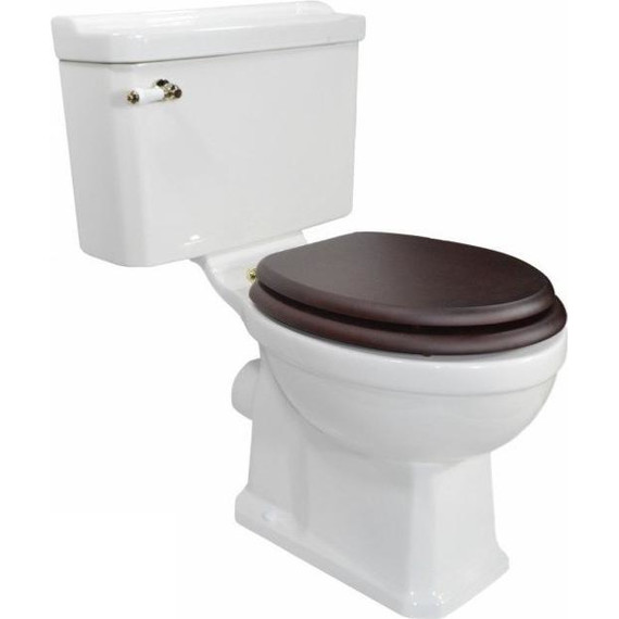 Унитаз-компакт Magliezza Retro 7011 (механизм слива золото) - фото 2