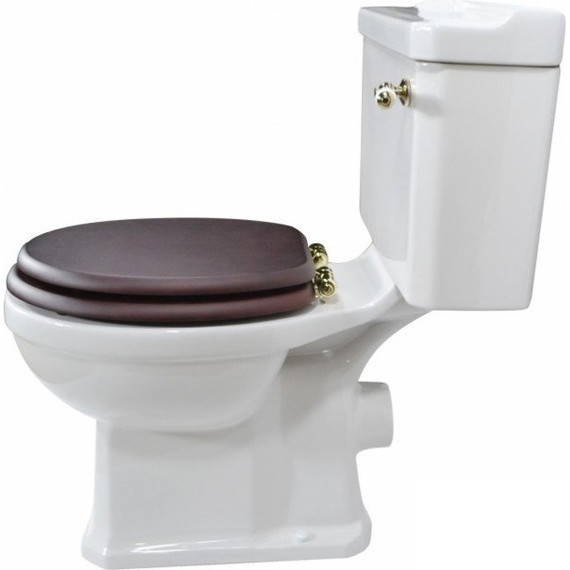 Унитаз-компакт Magliezza Retro 7011 (механизм слива золото) - фото 5