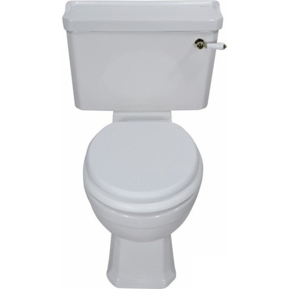 Унитаз-компакт Magliezza Retro 7011 (механизм слива золото) - фото 6