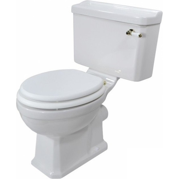 Унитаз-компакт Magliezza Retro 7011 (механизм слива золото) - фото 3