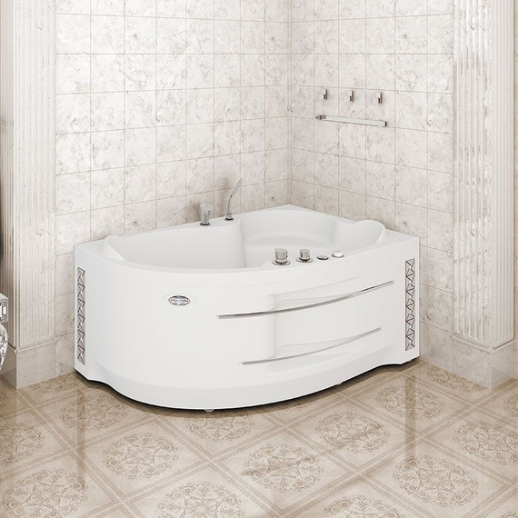 Ванна акриловая Радомир Ирма 2 150x97 см R (в комплекте каркас), Размер - мм: 1500х970 - фото 5