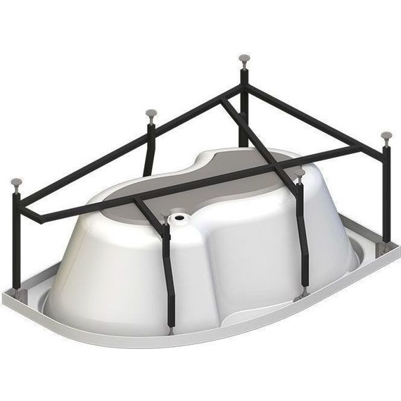 Ванна акриловая Радомир Ирма 2 150x97 см L (в комплекте каркас), Размер - мм: 1500х970 - фото 7