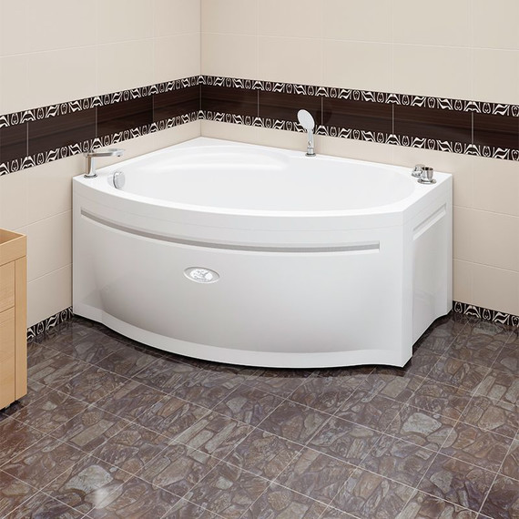 Ванна акриловая Радомир Монти 150x105 см L (в комплекте каркас) - фото 5