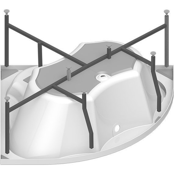 Ванна акриловая Радомир Сандра 149x149 см (в комплекте каркас) - фото 7