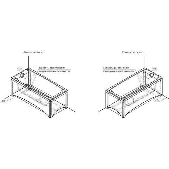 Ванна акриловая Радомир Веста 160x70 см (в комплекте каркас), Размер - мм: 1600х700 - фото, картинка 12 Ванна акриловая Радомир Веста 160x70 см (в комплекте каркас), Размер - мм: 1600х700 - фото 12
