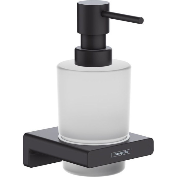Дозатор для жидкого мыла Hansgrohe AddStoris 41745670, черный матовый - фото 