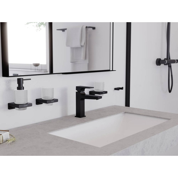 Дозатор для жидкого мыла Hansgrohe AddStoris 41745670, черный матовый - фото 4