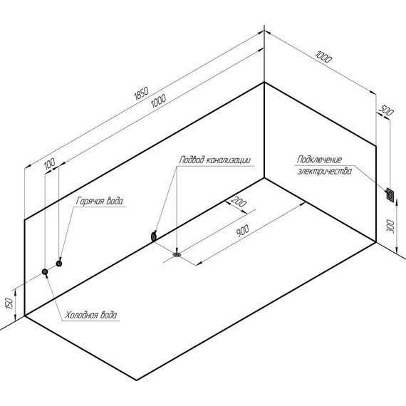 Ванна гидромассажная Радомир Хельга 185x100 см (Гидромассаж "Люкс" Chrome) - фото 3