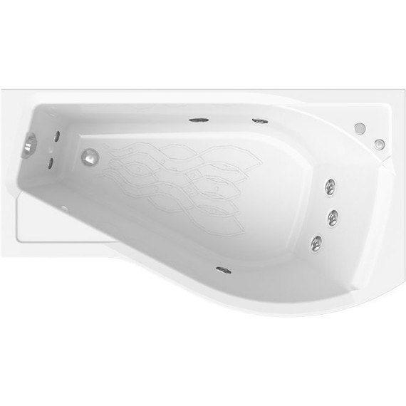Ванна гидромассажная Радомир Миранда 168x95 см R (Гидромассаж "Классик") - фото 