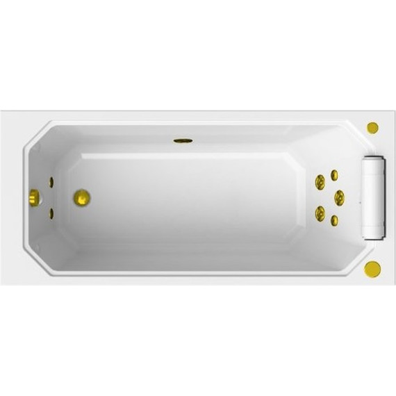 Ванна гидромассажная Радомир Уэльс 170x75 см (Гидромассаж "Релакс" Gold) - фото 