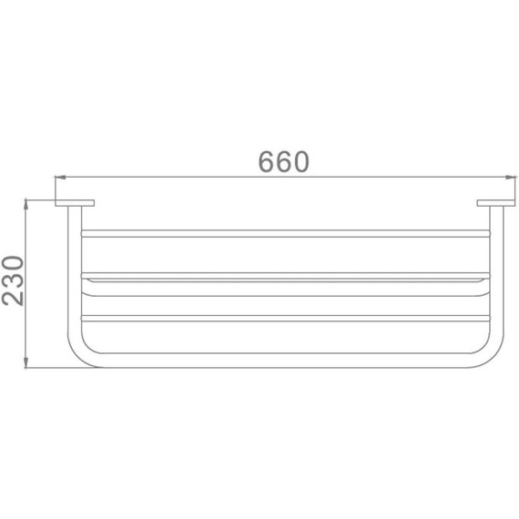 Полка для полотенец Haiba HB804 - фото 2