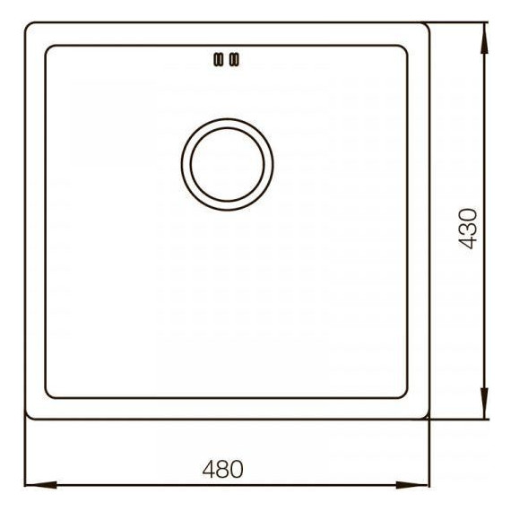 Кухонная мойка Mixxus MX4843-220x1.0-PVD-BRONZE 1 мм, бронза - фото 2