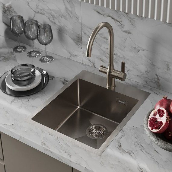 Кухонная мойка Iddis Haze HAZ43S0i77 1 мм, сатин - фото 3