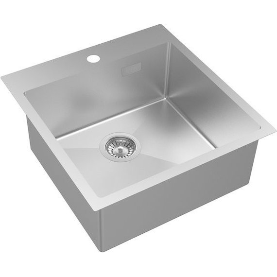 Кухонная мойка Iddis Haze HAZ49S0i77 1 мм, сатин - фото 2