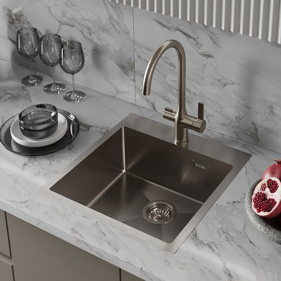 Кухонная мойка Iddis Haze HAZ49S0i77 1 мм, сатин - фото 3