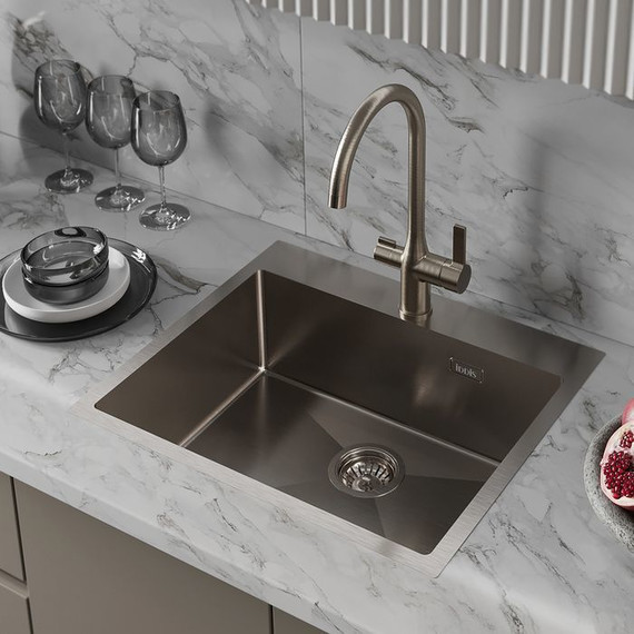 Кухонная мойка Iddis Haze HAZ59S0i77 1 мм, сатин - фото 3