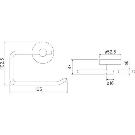 Держатель для туалетной бумаги Iddis Sena SENSS00i43 - фото 4